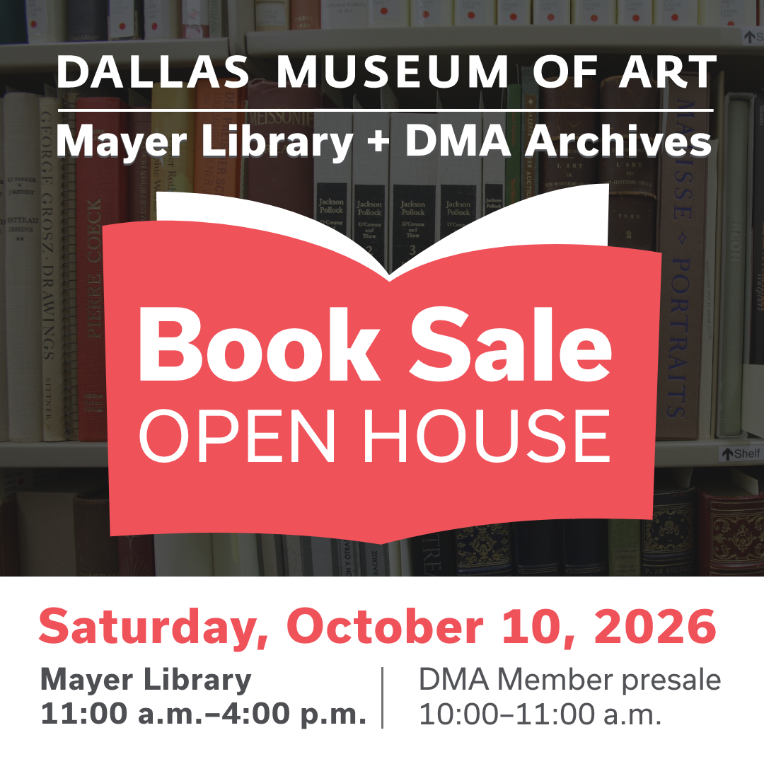 Book Sale Open House at the DMA