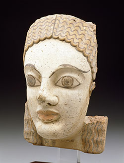 Head from an antefix