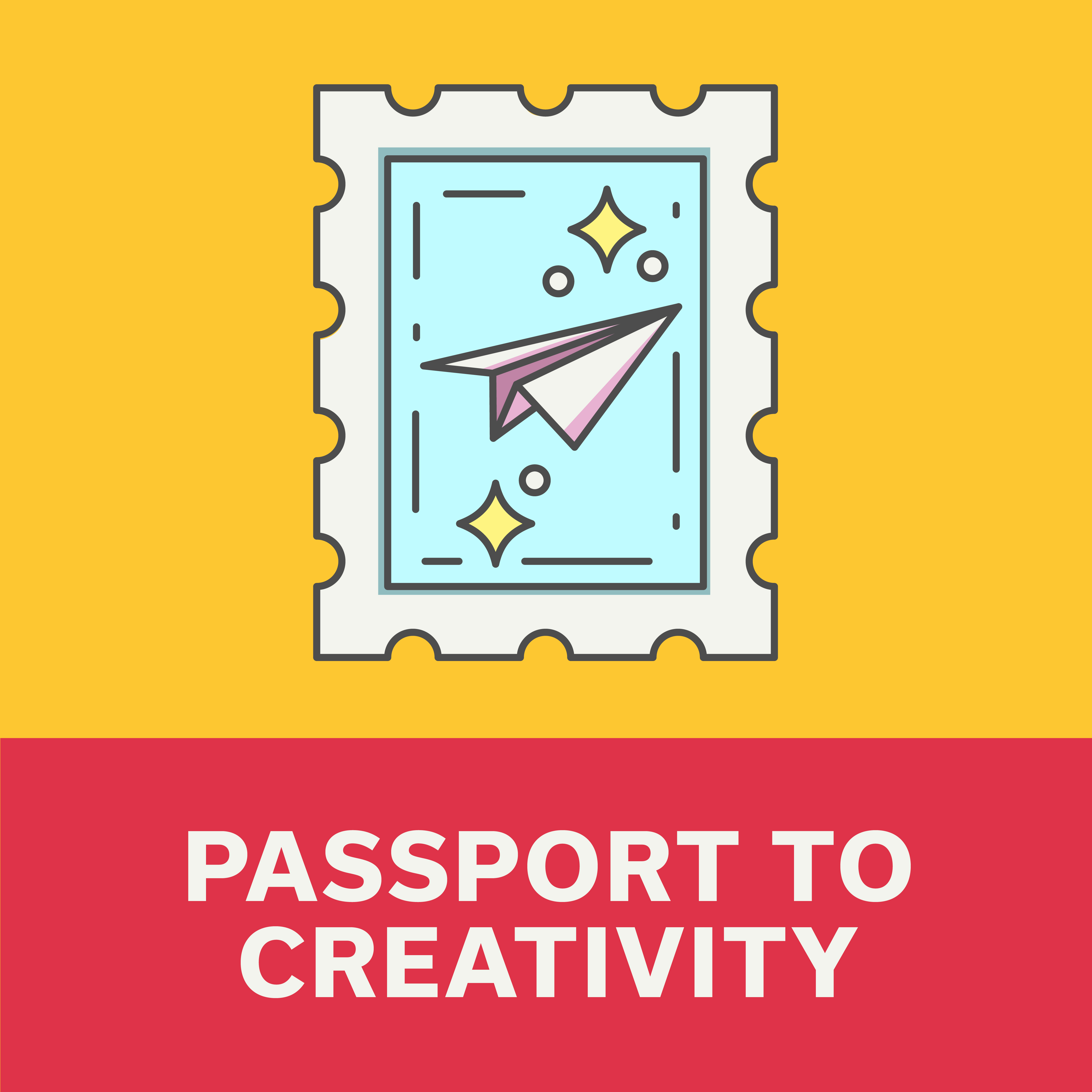 Passport to Creativity summer camp graphic