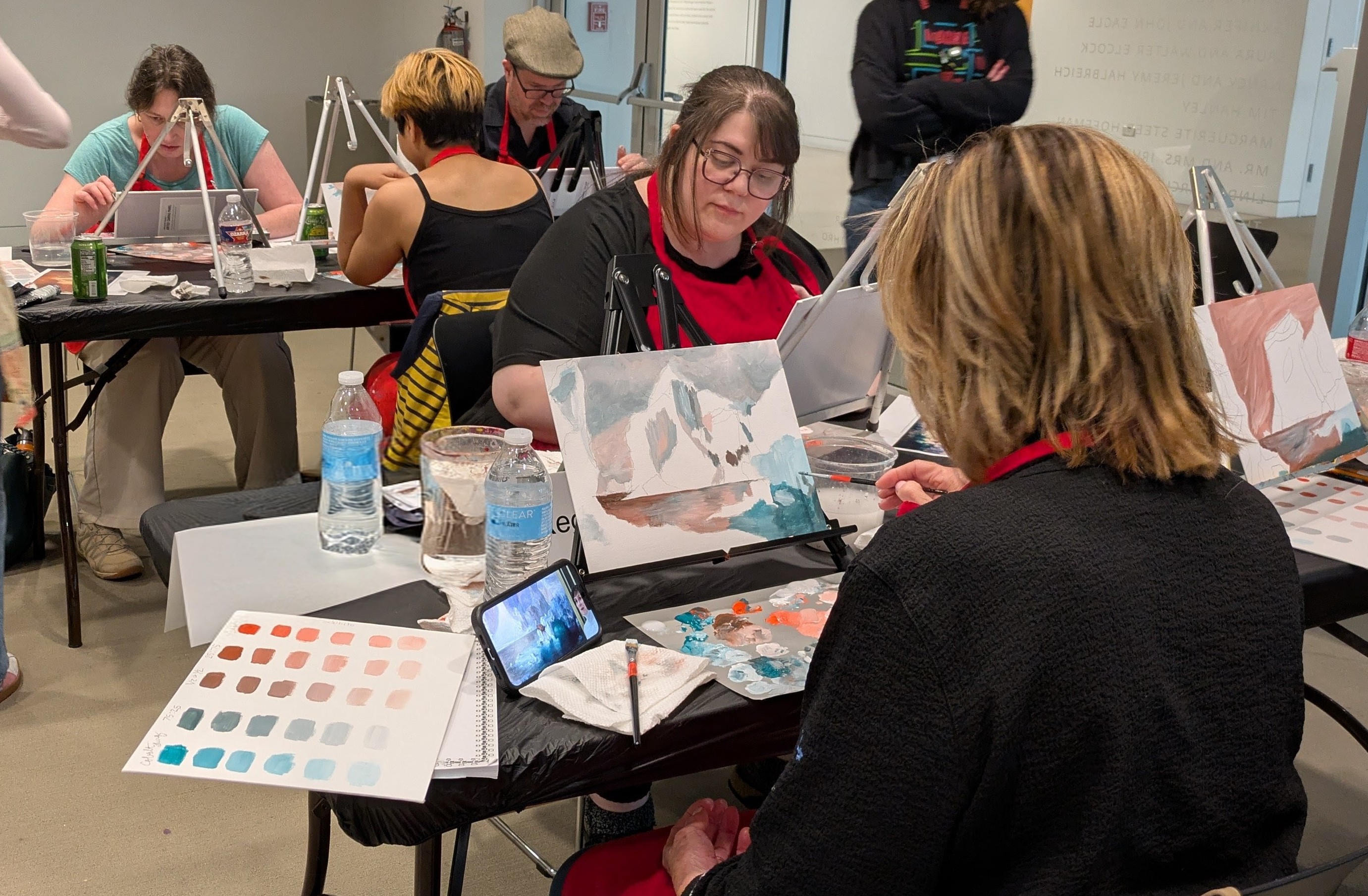 Painting workshop on April 18, 